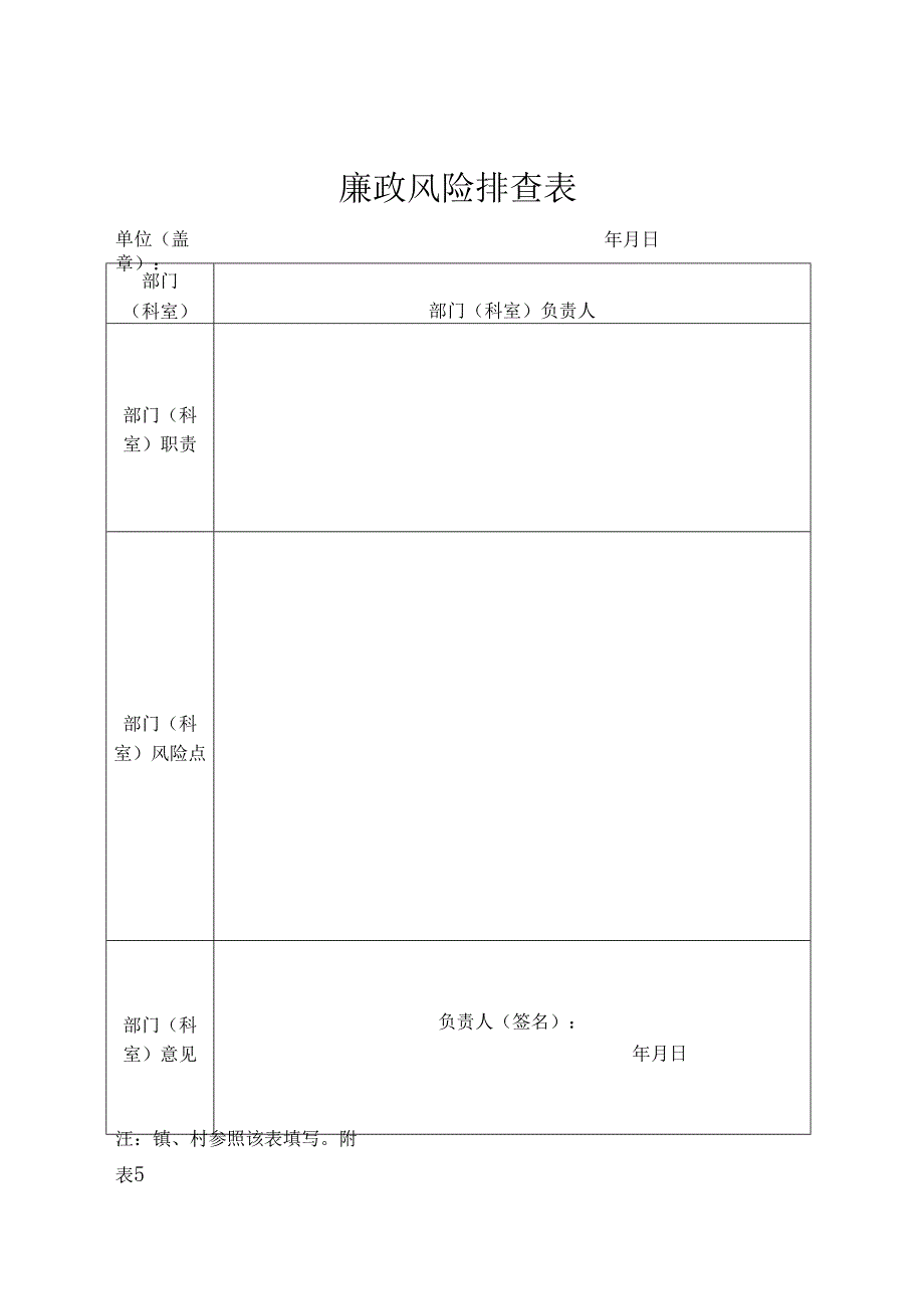 岗位廉政风险排查及防控相关表格.docx_第2页