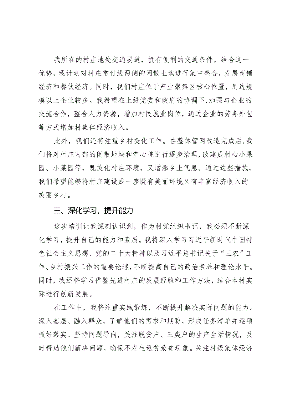 村党组织书记乡村振兴专题培训班心得体会.docx_第2页