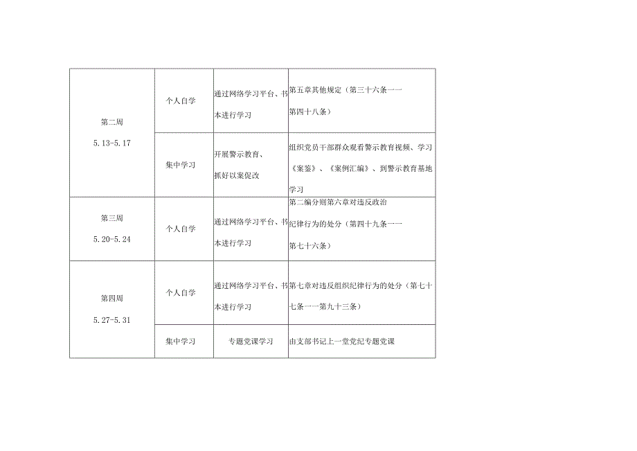 某支部2024党纪学习教育计划实施方案（4-7月）.docx_第3页