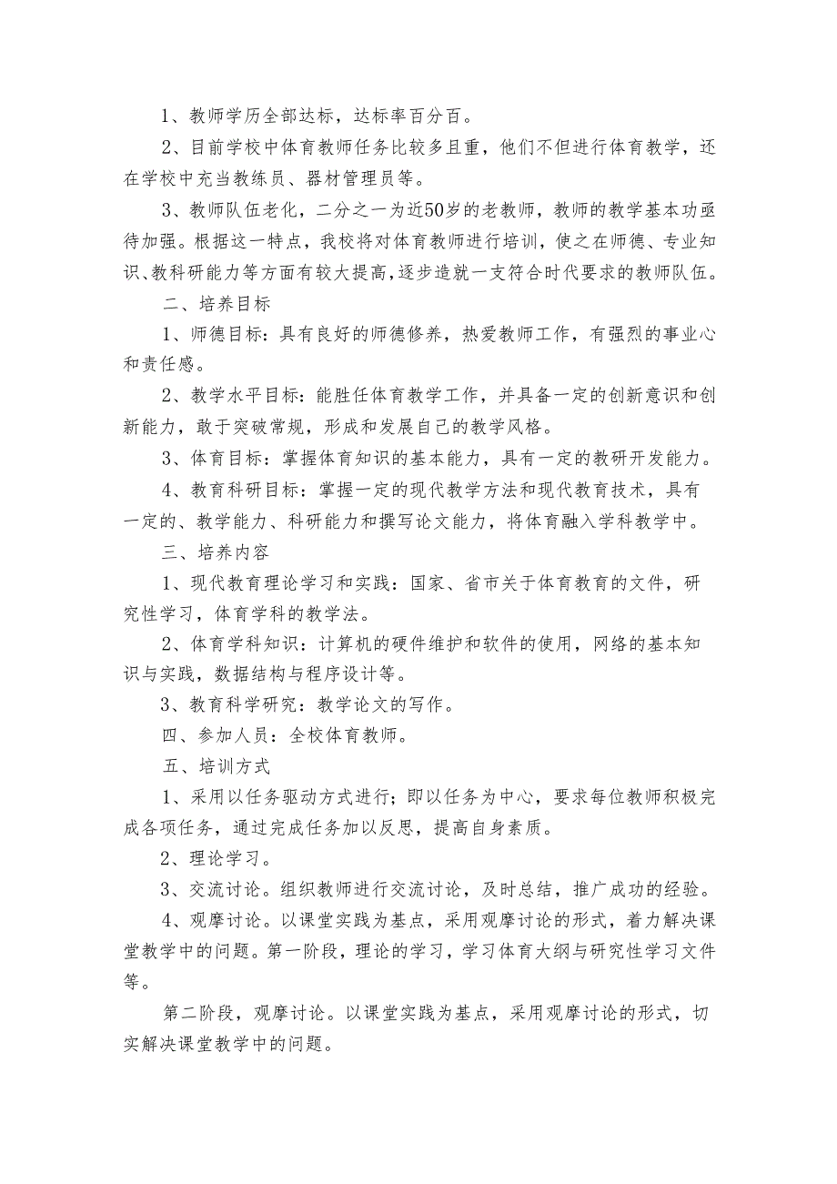 中小学体育教师培训总结范文（通用32篇）.docx_第2页