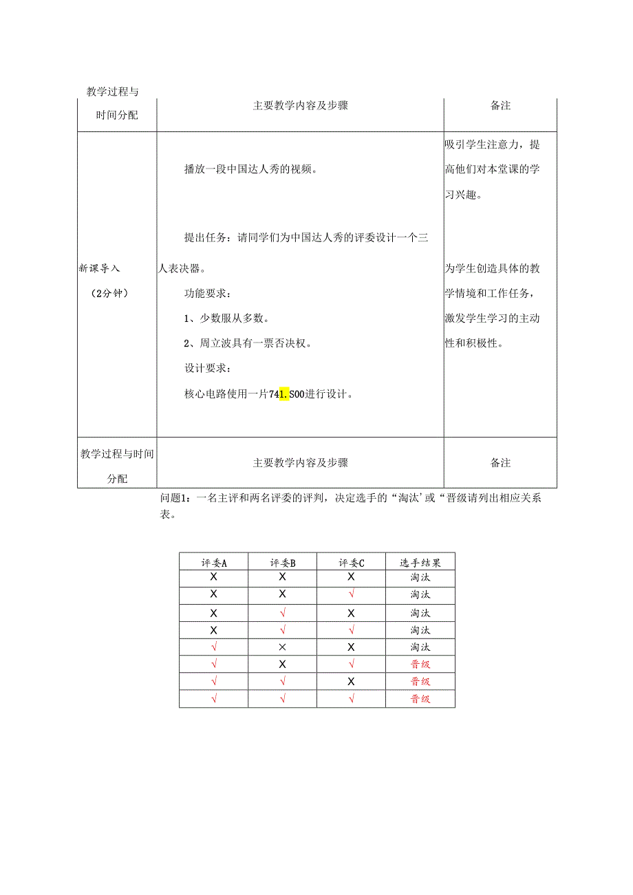 全国中等职业学校（中职）电类说课大赛一等奖《制作三人表决器》教学设计.docx_第2页