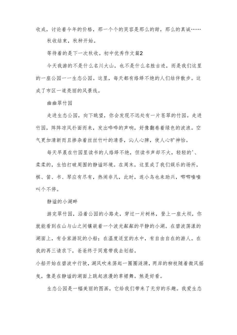 （热门）初中优秀作文4篇.docx_第2页