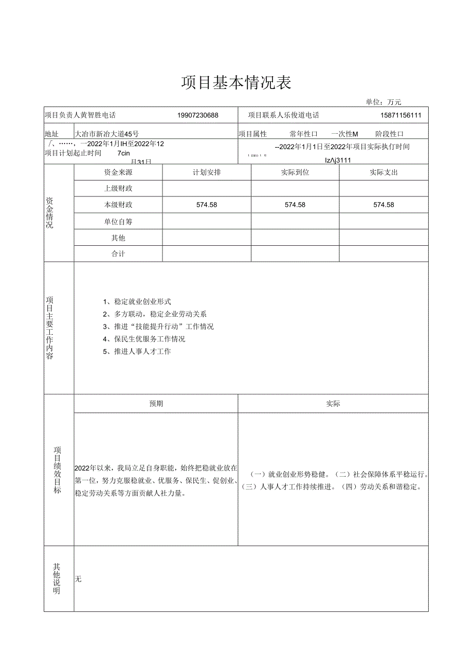 大冶市财政支出项目绩效自评报告.docx_第2页