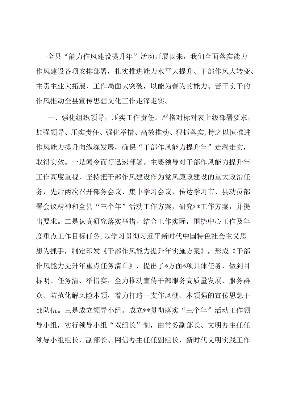 干部作风能力提升年工作总结.docx_第1页