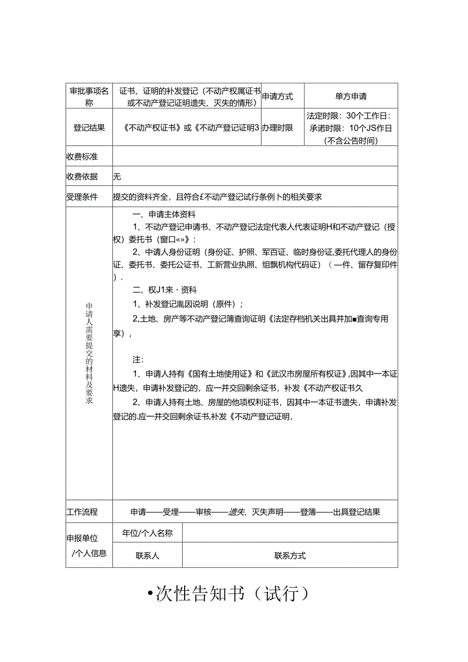 一次性告知书.docx_第1页