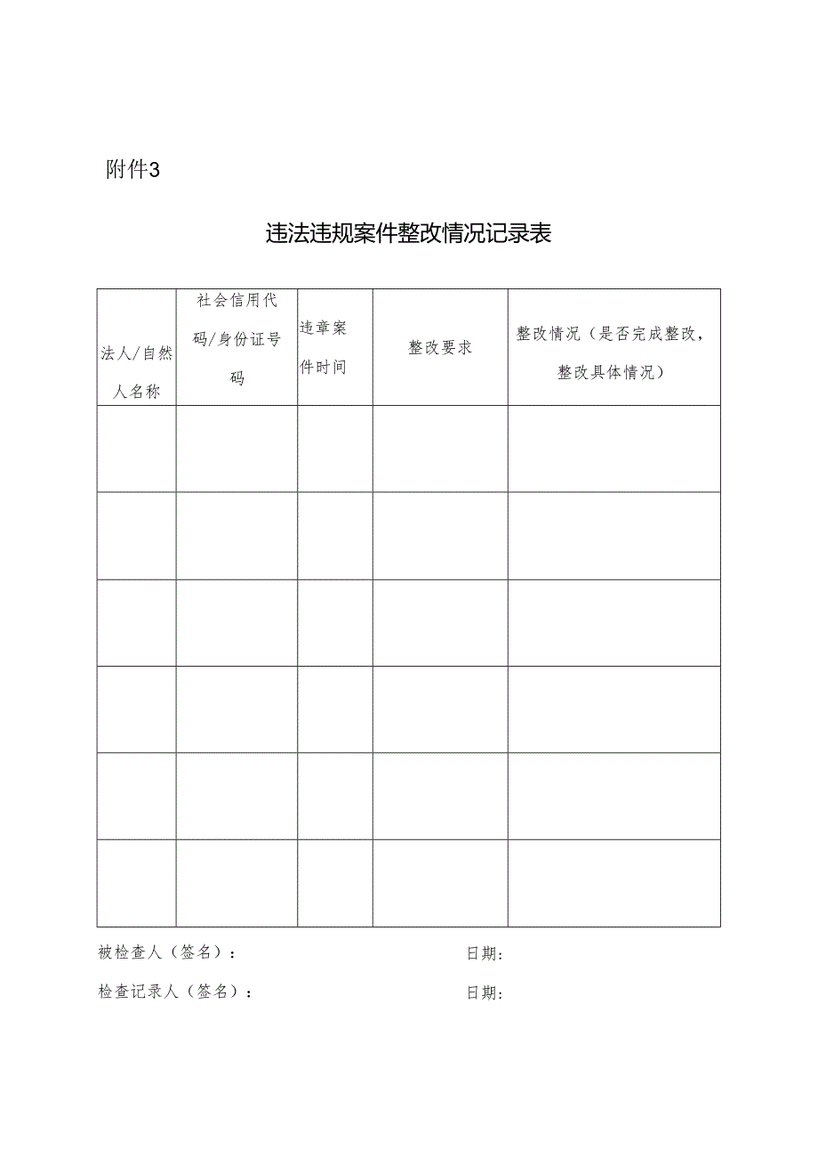 违法违规案件整改情况记录表.docx_第1页