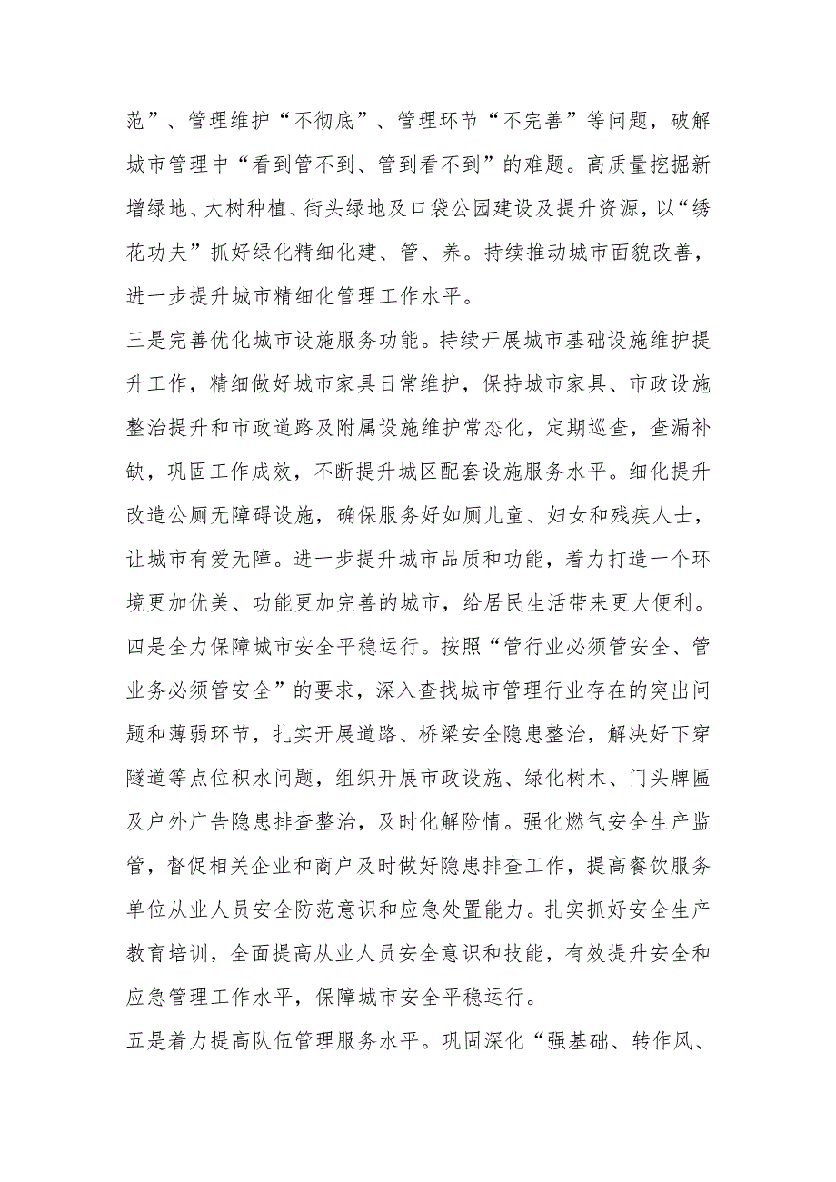 区城市管理和综合执法局2024年工作计划.docx_第2页