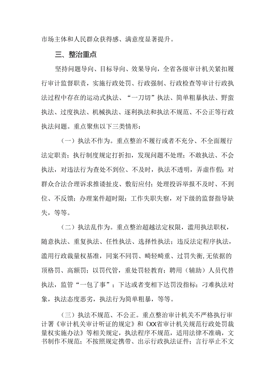 关于大力整治全省审计机关行政执法突出问题工作实施方案.docx_第2页