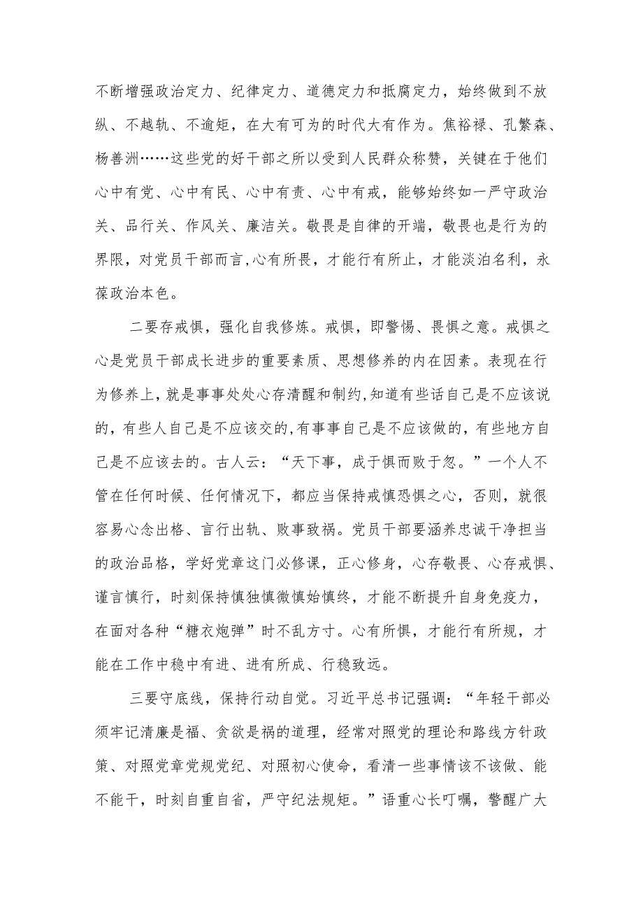 2024年5月开展党纪学习教育研讨交流发言材料5篇.docx_第2页