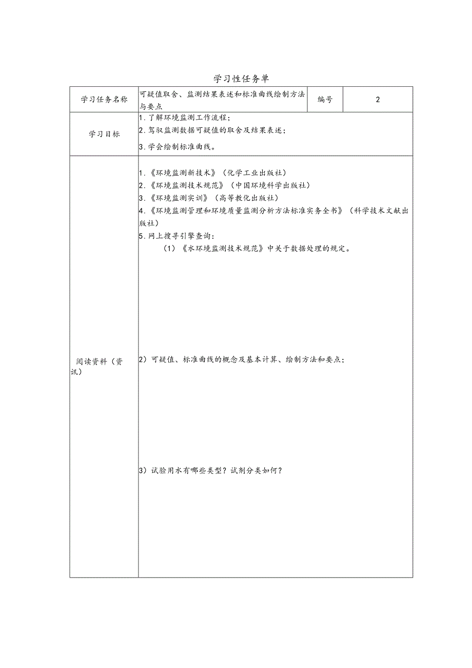 学习性任务单--2025年秋季环境监测与管理.docx_第3页