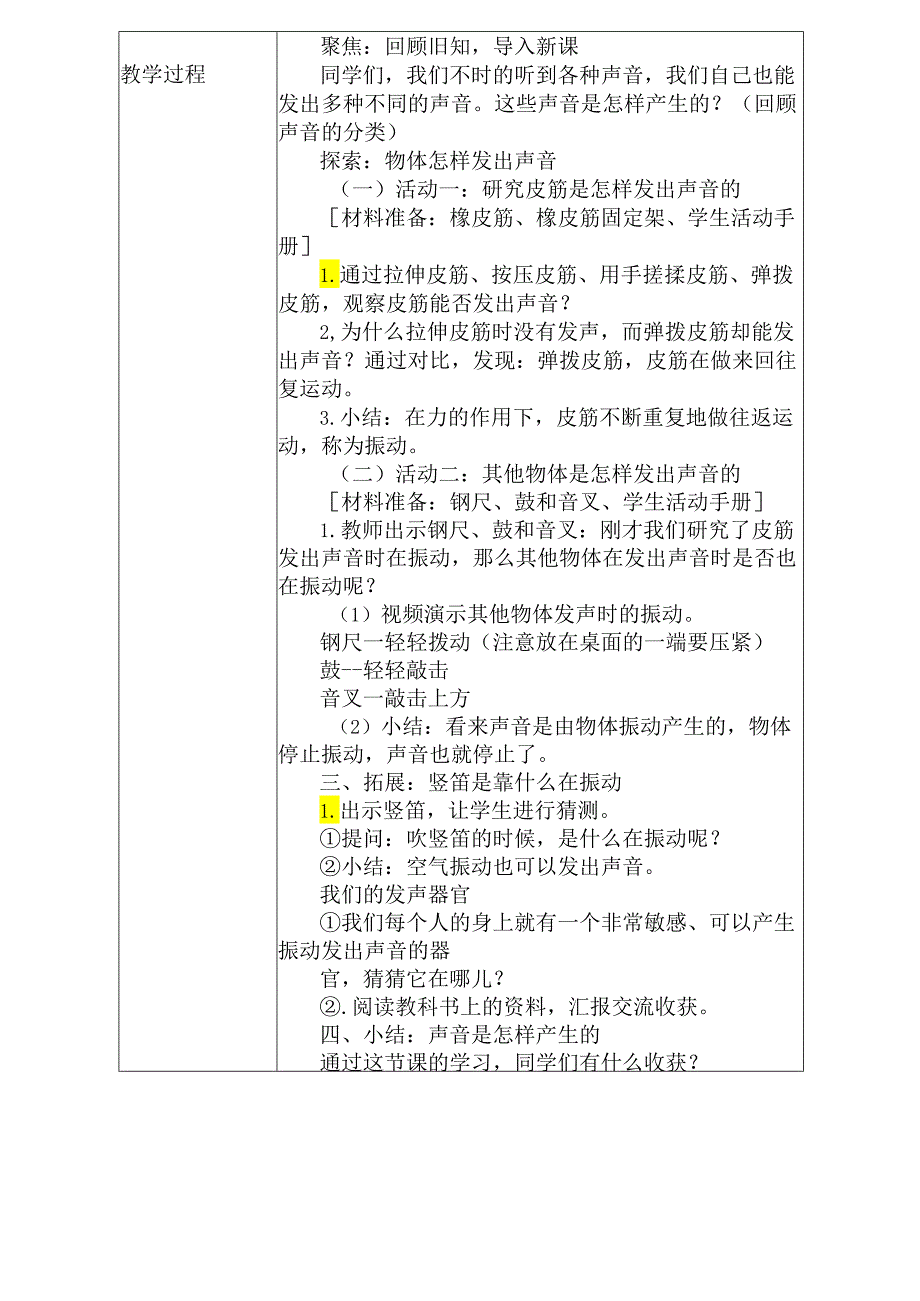 教科版四年级科学上册第三单元声音是怎样产生的微课教学设计.docx_第2页