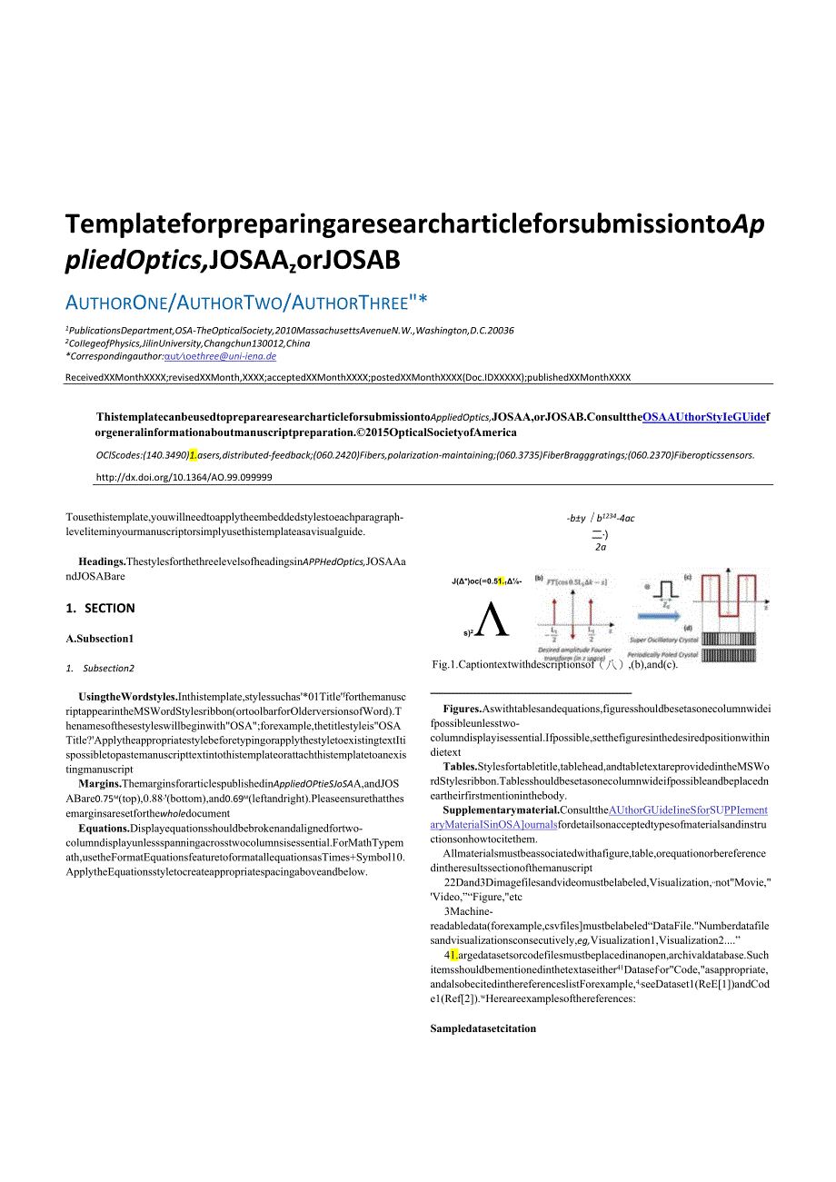 Applied Optics论文模板.docx_第1页