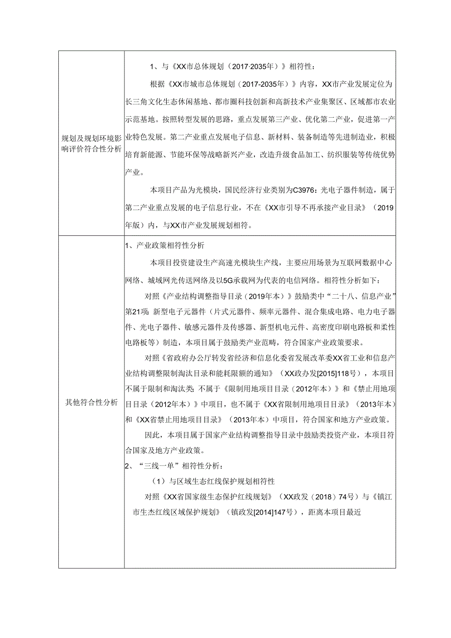 年产五十万只高速光模块项目环境影响报告书.docx_第2页