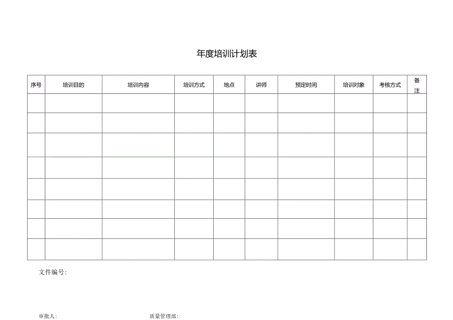 年度培训计划表.docx_第1页