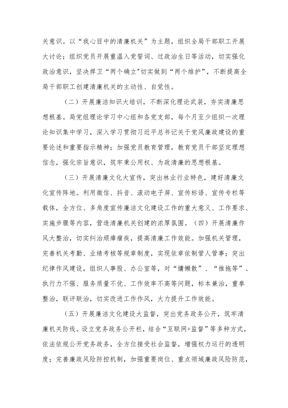 X县林业局推进清廉林业建设实施方案.docx_第3页