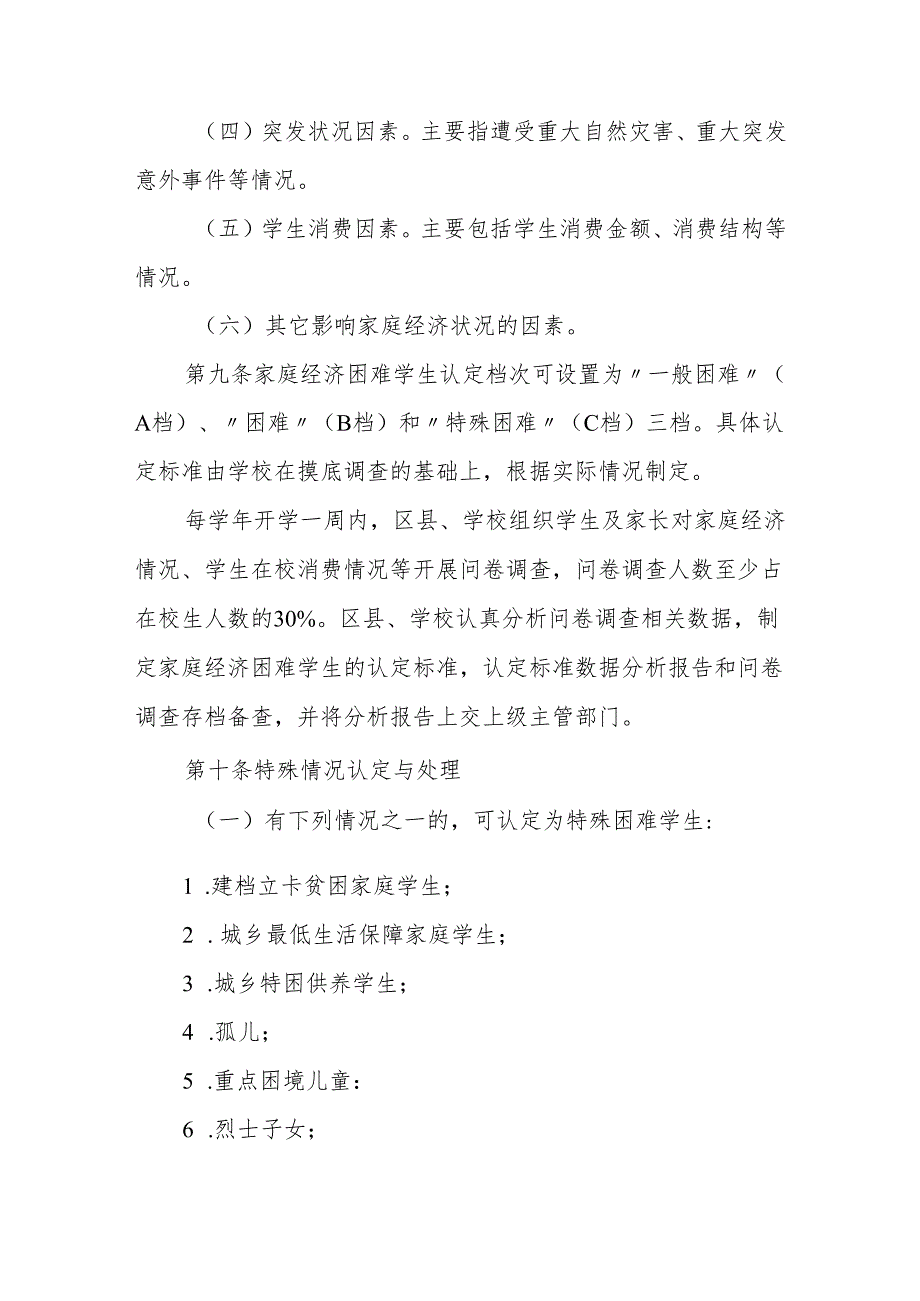 XX区祥瑞园小学家庭经济困难学生认定实施细则.docx_第3页