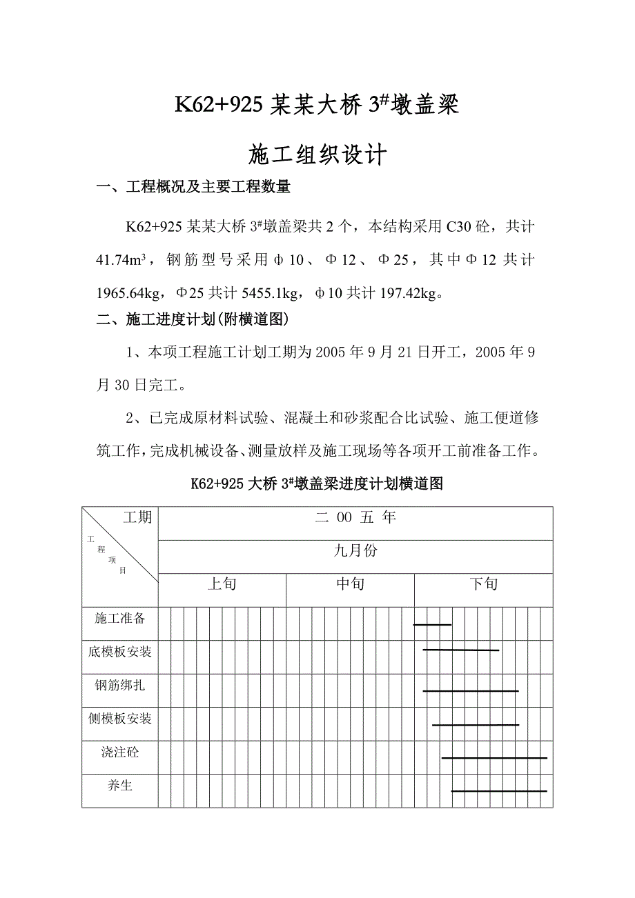 大桥工程盖梁施工方案.doc_第1页