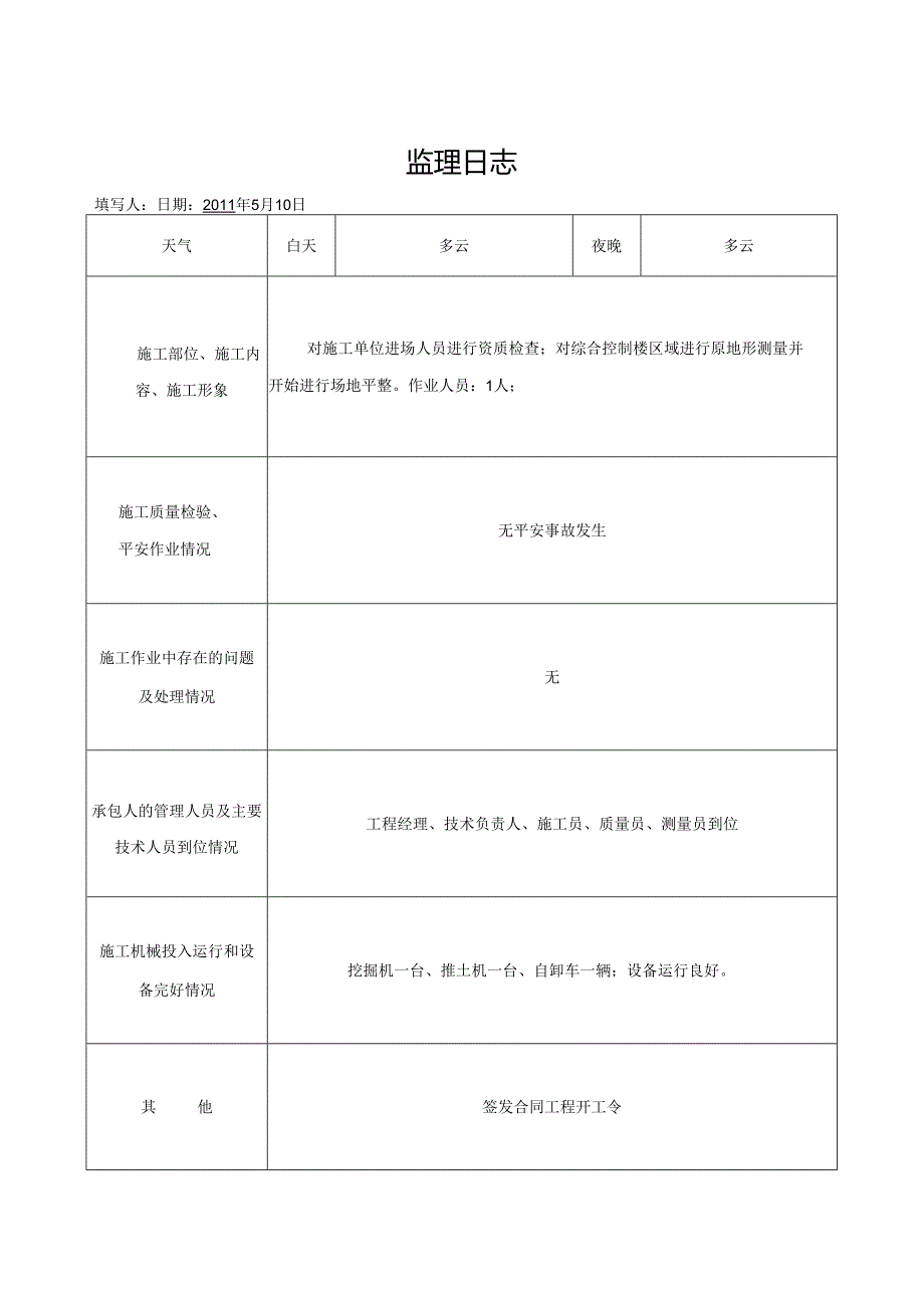 监理日志.docx_第1页