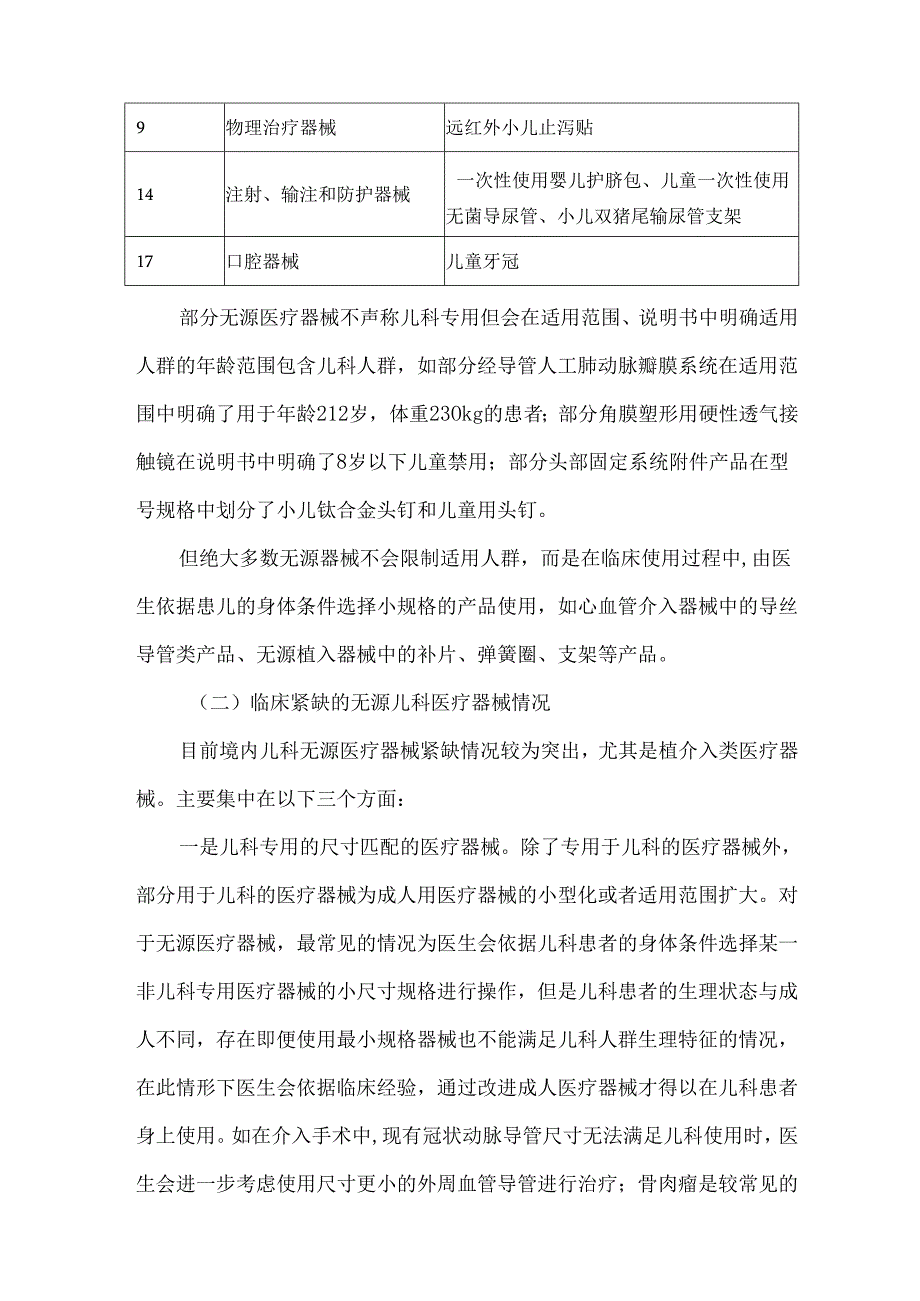 境内儿科无源医疗器械现状及思考.docx_第2页