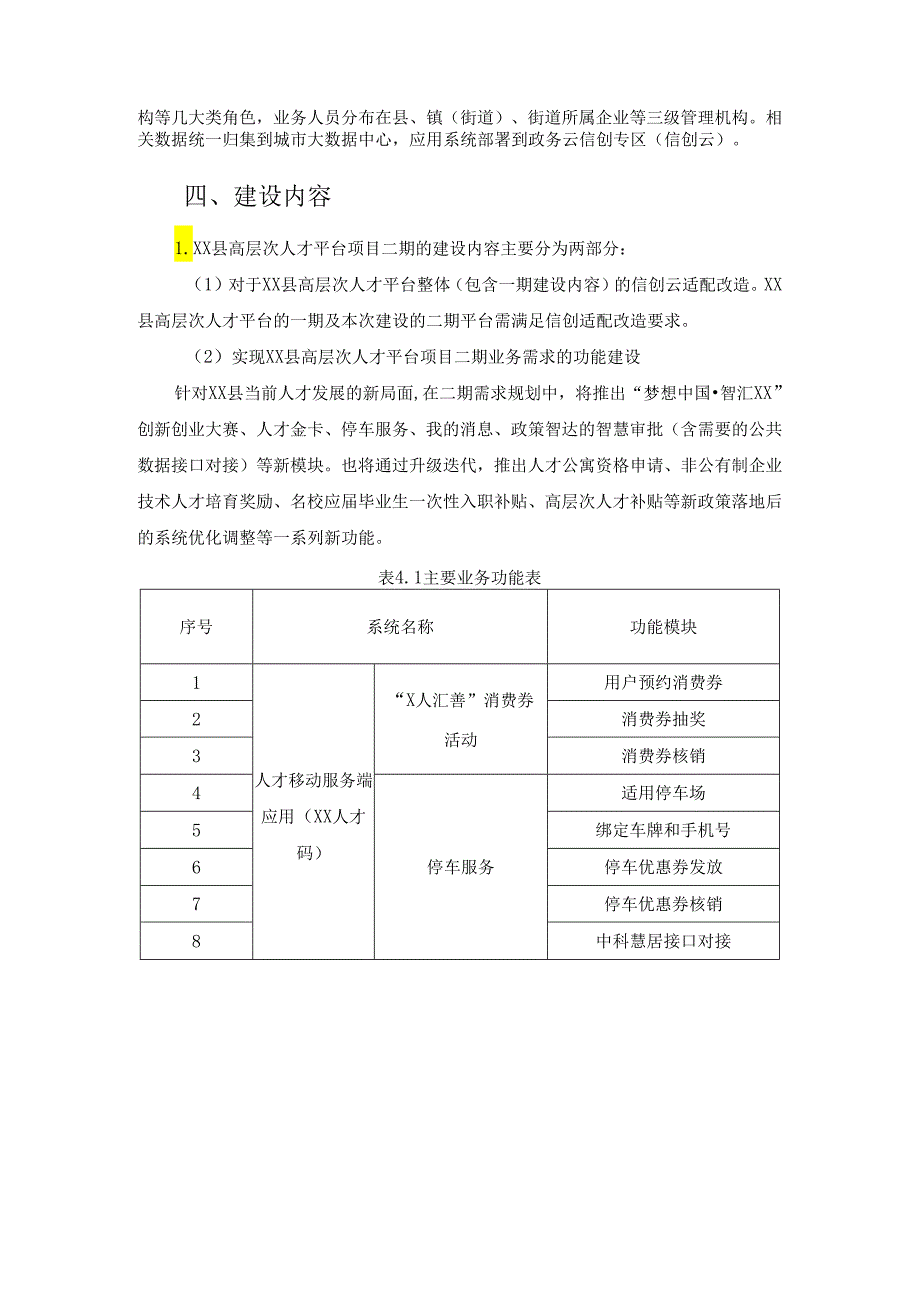 XX县高层次人才平台项目（二期）采购需求.docx_第2页