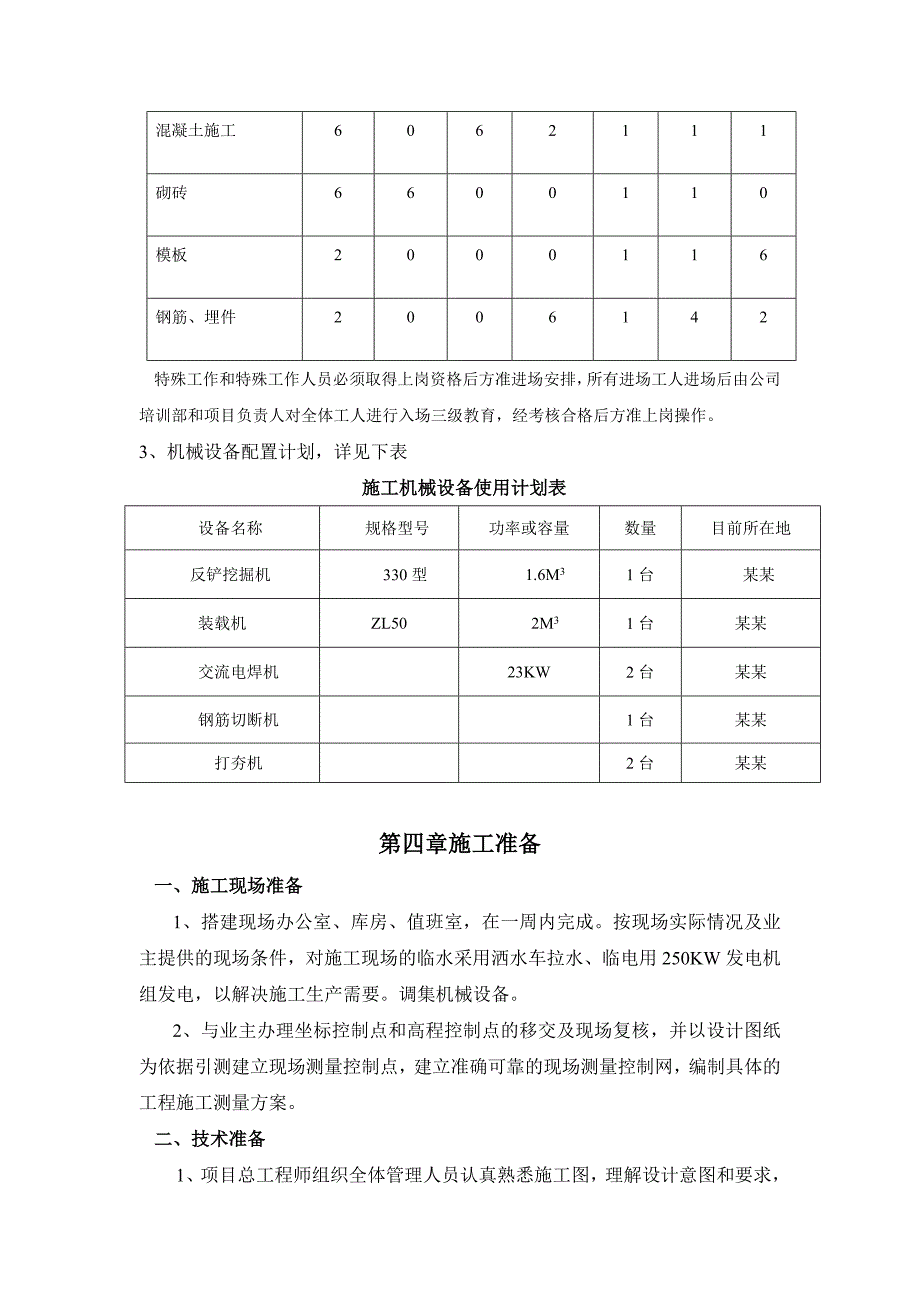 大港堆场区域内接线箱基础施工计划.doc_第3页