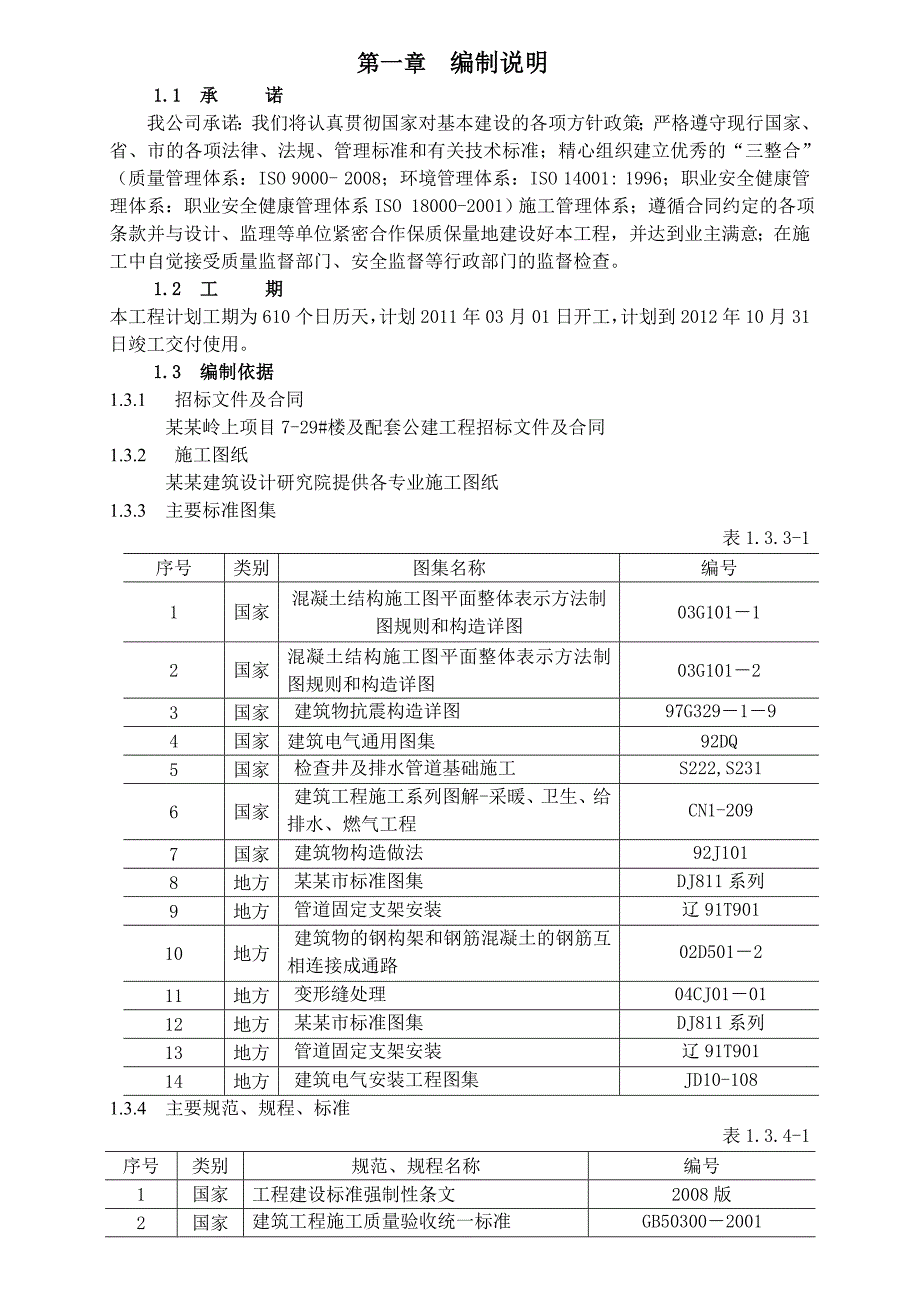 大连岭上项目楼及配套公建工程招标岭上别墅区施工组织设计.doc_第1页