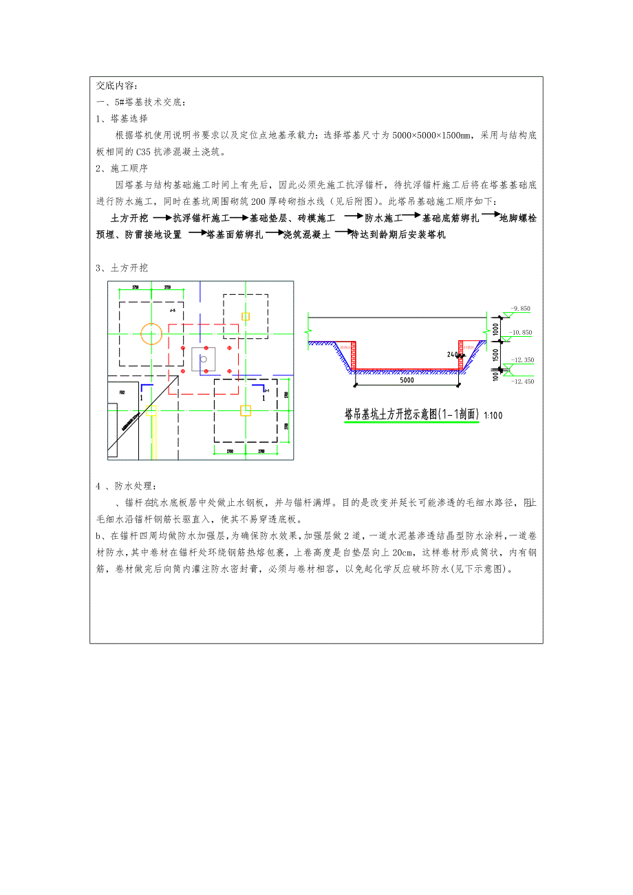 塔基基础及基础混凝土施工技术交底.doc_第2页