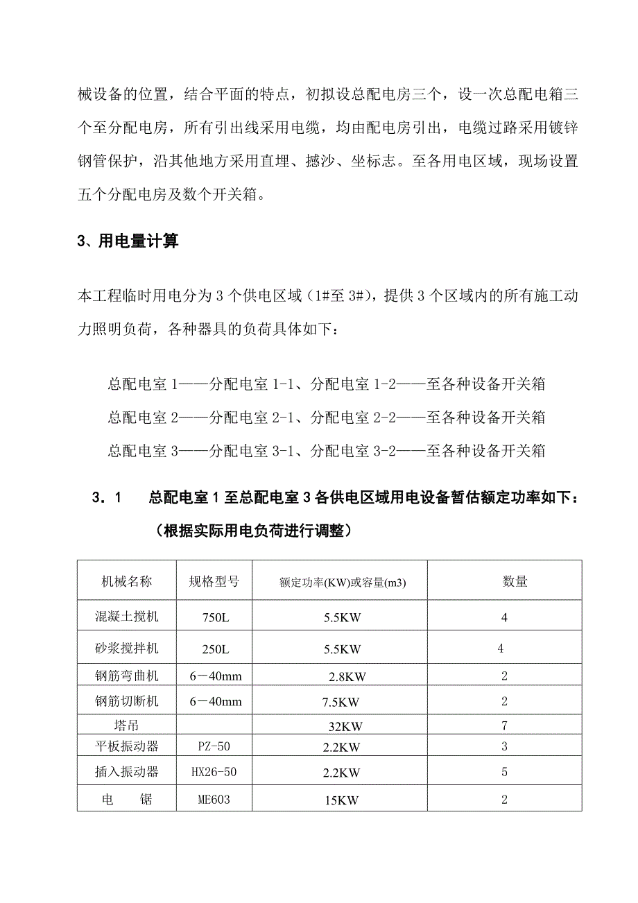 多层体育馆临电施工组织设计#安徽#框架结构.doc_第2页