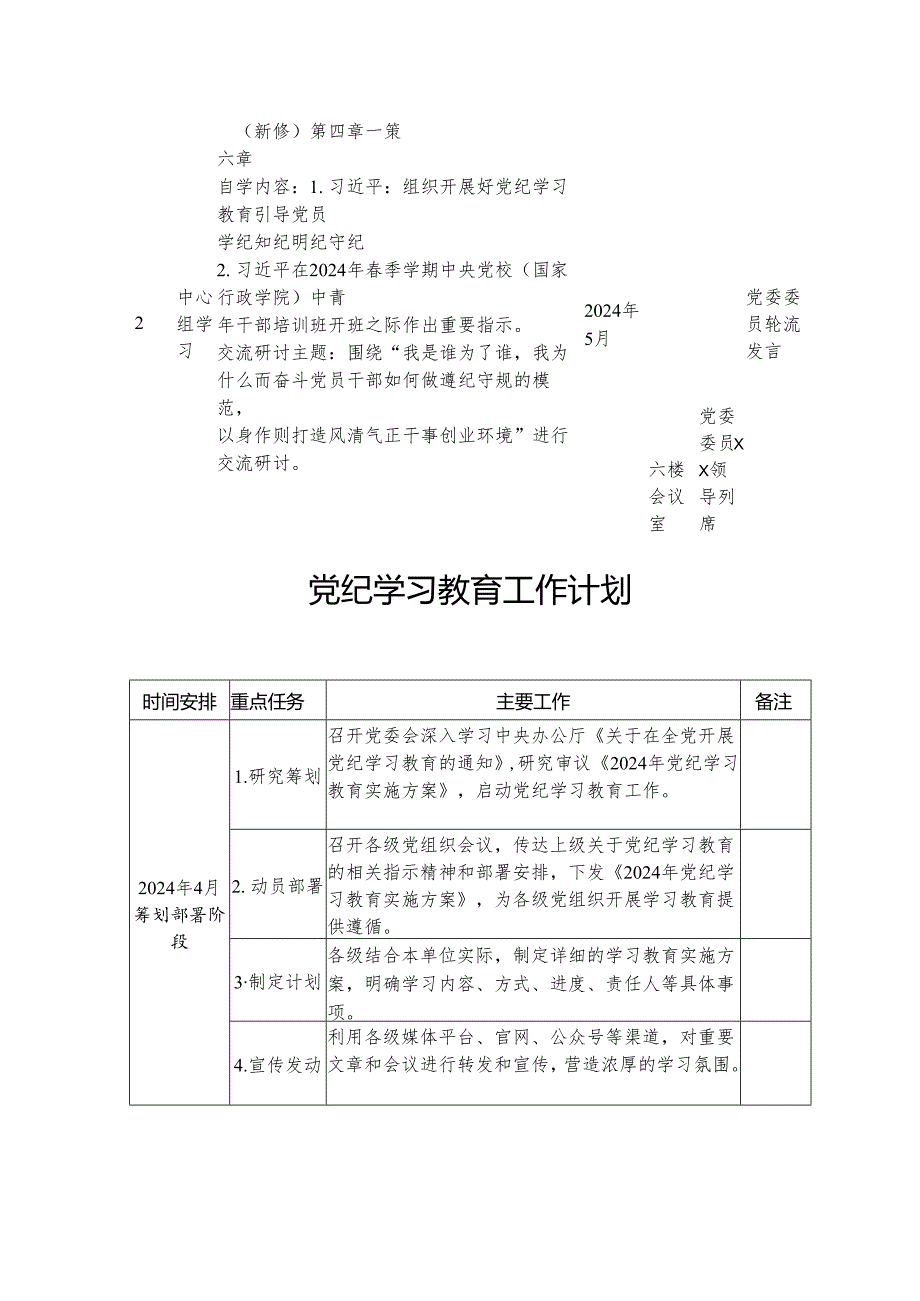 2024年住建局党纪学习教育工作计划（汇编6份）.docx_第2页