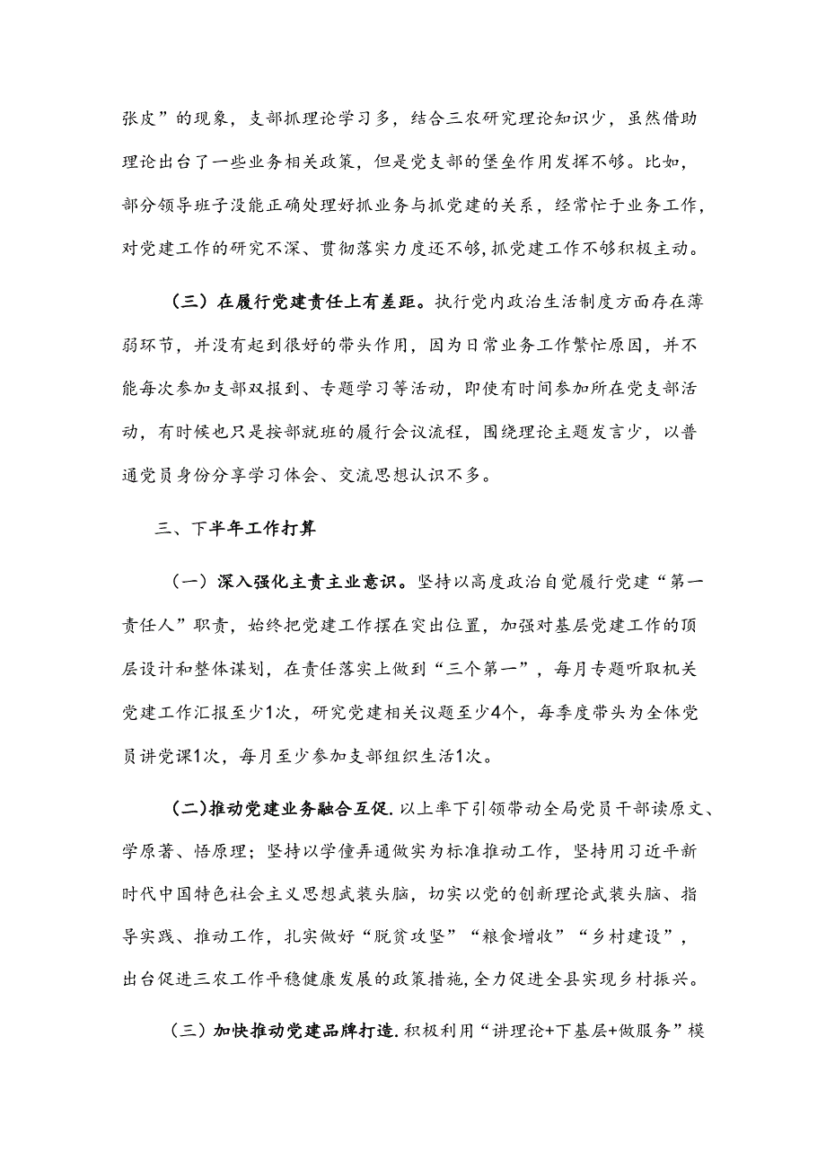 2024年上半年党支部书记抓基层党建工作述职报告2篇范文.docx_第3页