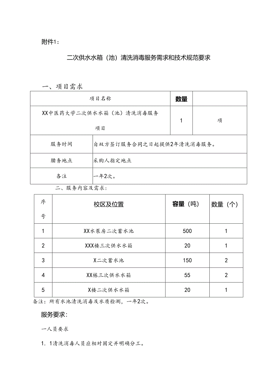 XX中医药大学关于为学校二次供水水箱（池）清洗、消毒服务项目询价公告（2024年）.docx_第3页