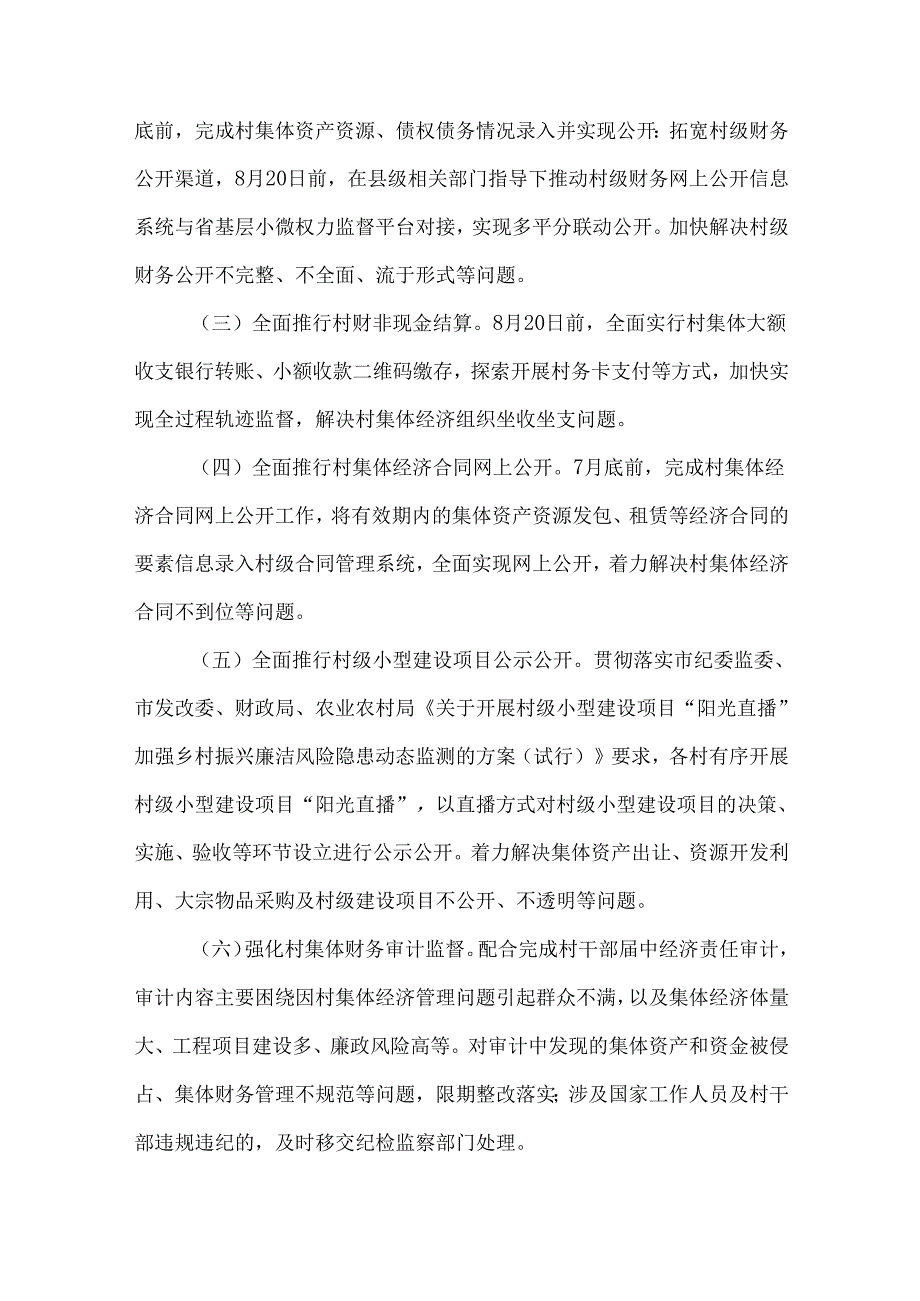 3篇深化整治村集体“三资”管理不规范问题维护群众利益工作实施方案.docx_第2页