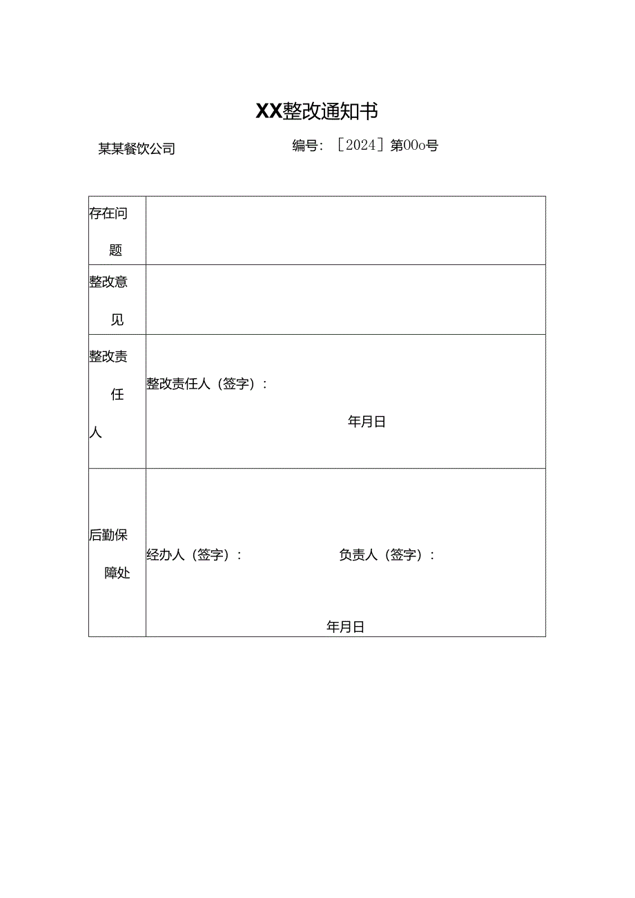 食堂整改告知书模板.docx_第2页