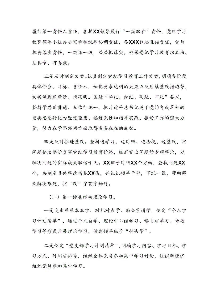 关于学习2024年党纪学习教育工作情况报告含主要做法.docx_第2页