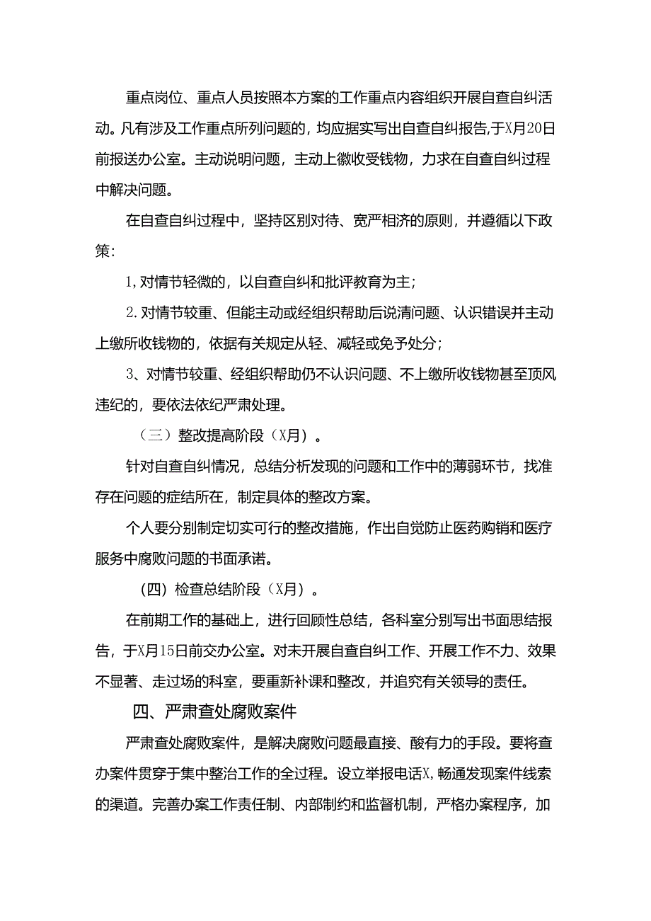 （8篇）2024关于开展医药领域腐败问题集中整治工作方案精编.docx_第3页