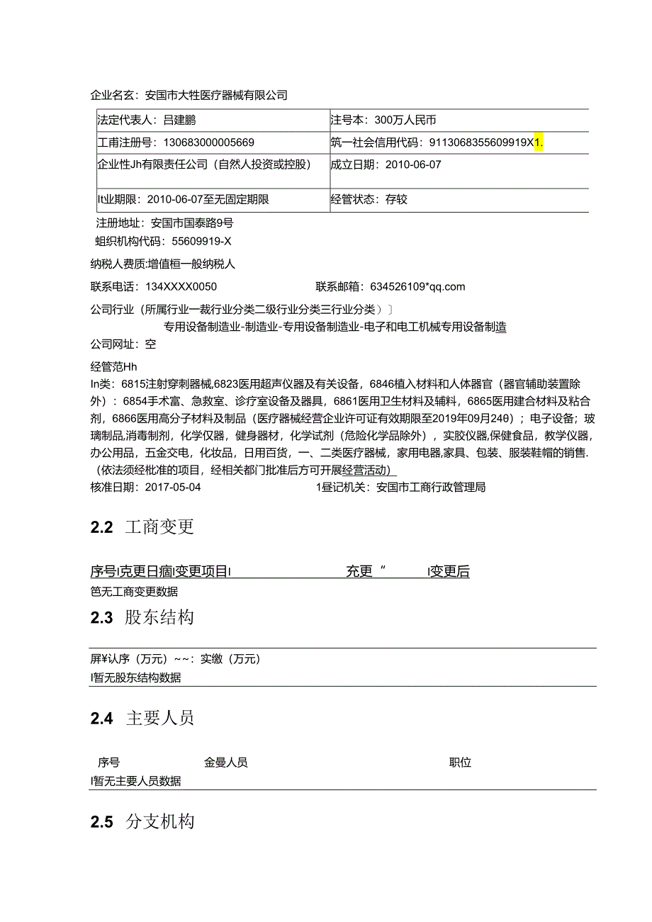 安国市天胜医疗器械有限公司介绍企业发展分析报告模板.docx_第3页