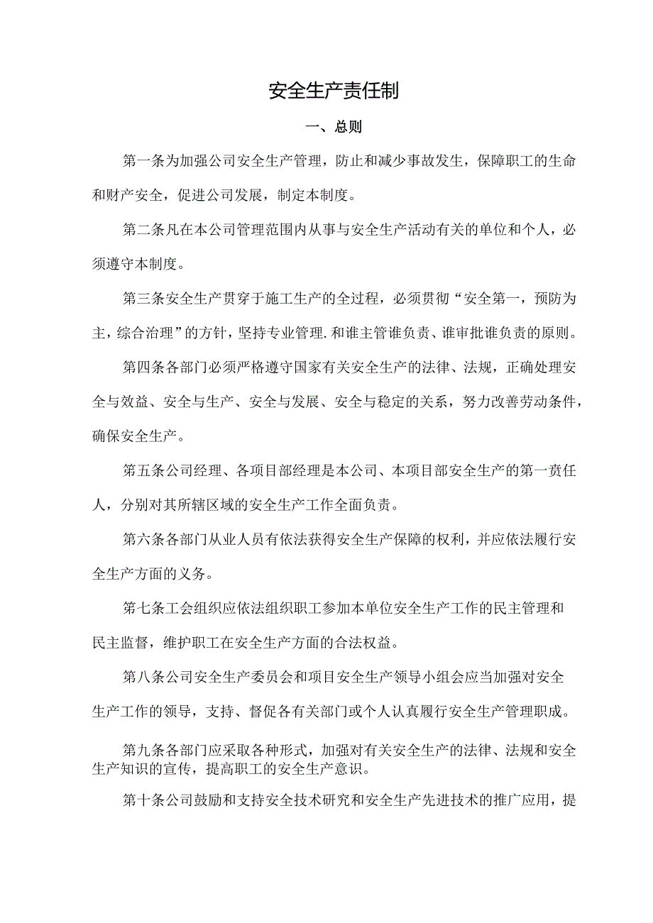 安全生产责任制.docx_第1页