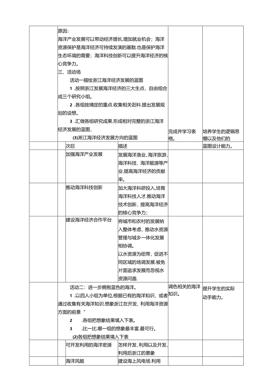 浙摄影版人自然社会初二年级第23课《海上浙江》教案.docx_第3页