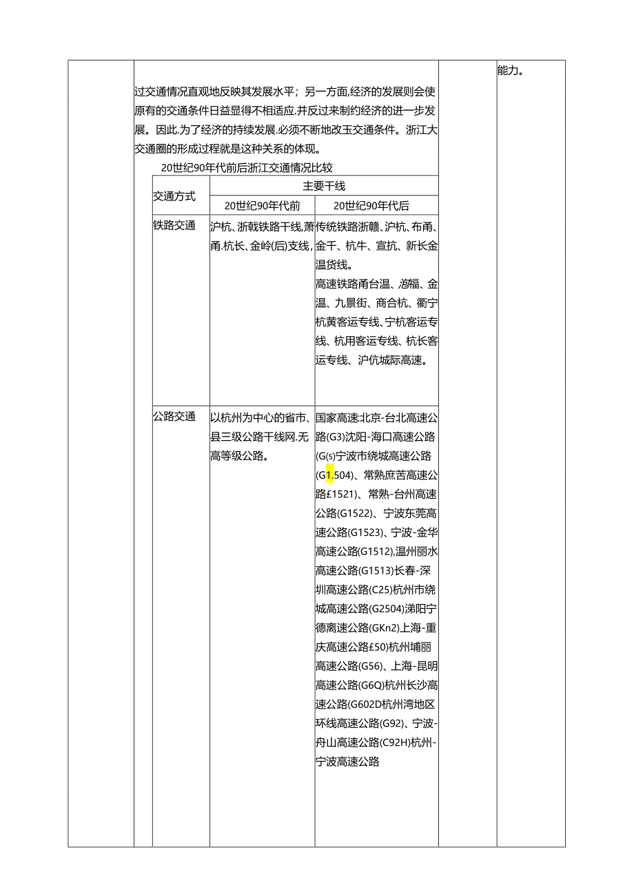 浙摄影版人自然社会初二年级第27课《大交通圈的诞生》教案.docx_第2页