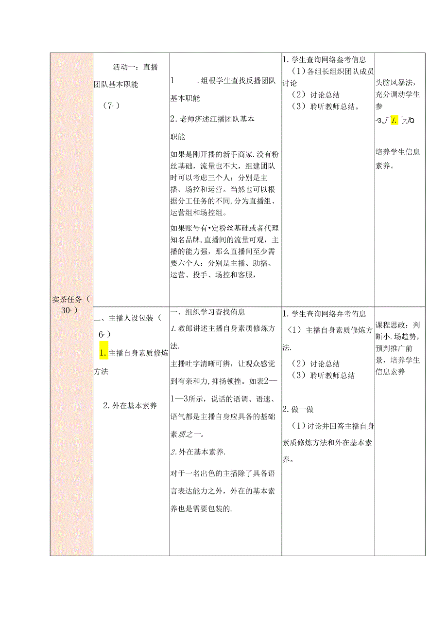 新媒体电商直播运营 教案 项目二 打造直播环境.docx_第2页