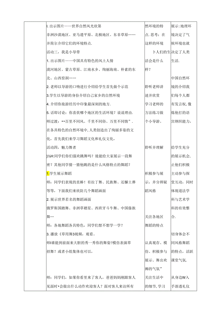 小学教学：第七课《多元文化多样魅力》第1课时教学设计.docx_第2页