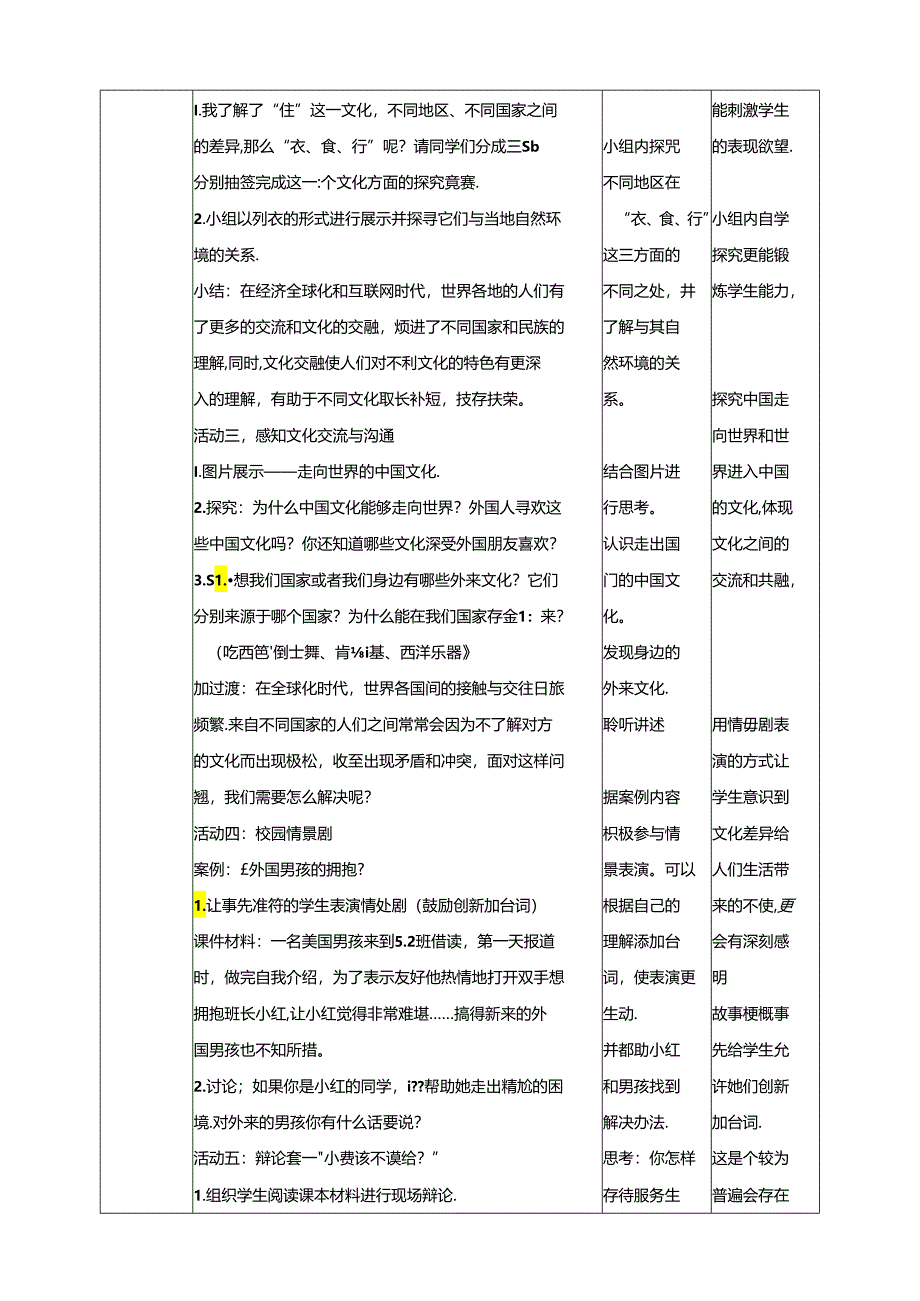 小学教学：第七课《多元文化多样魅力》第2课时教学设计.docx_第2页