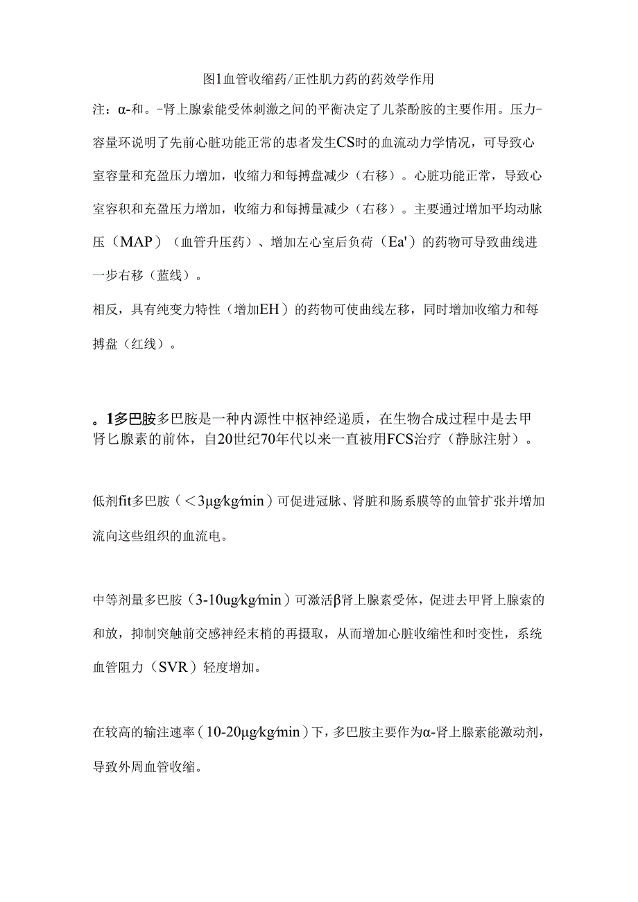 心源性休克的正性肌力药物和血管收缩药物应用2024（附图表）.docx_第3页