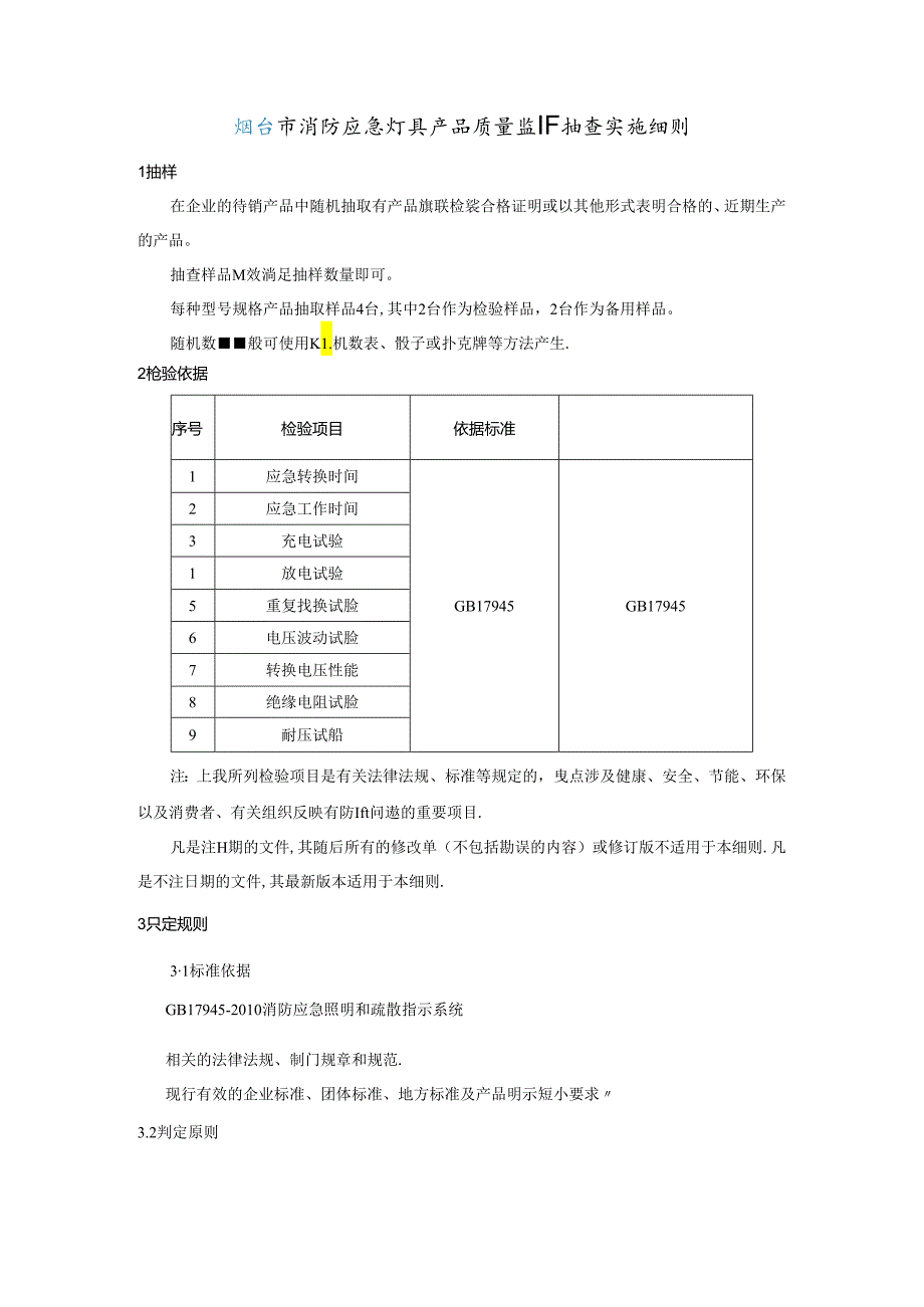 消防应急灯具产品质量监督抽查实施细则.docx_第1页