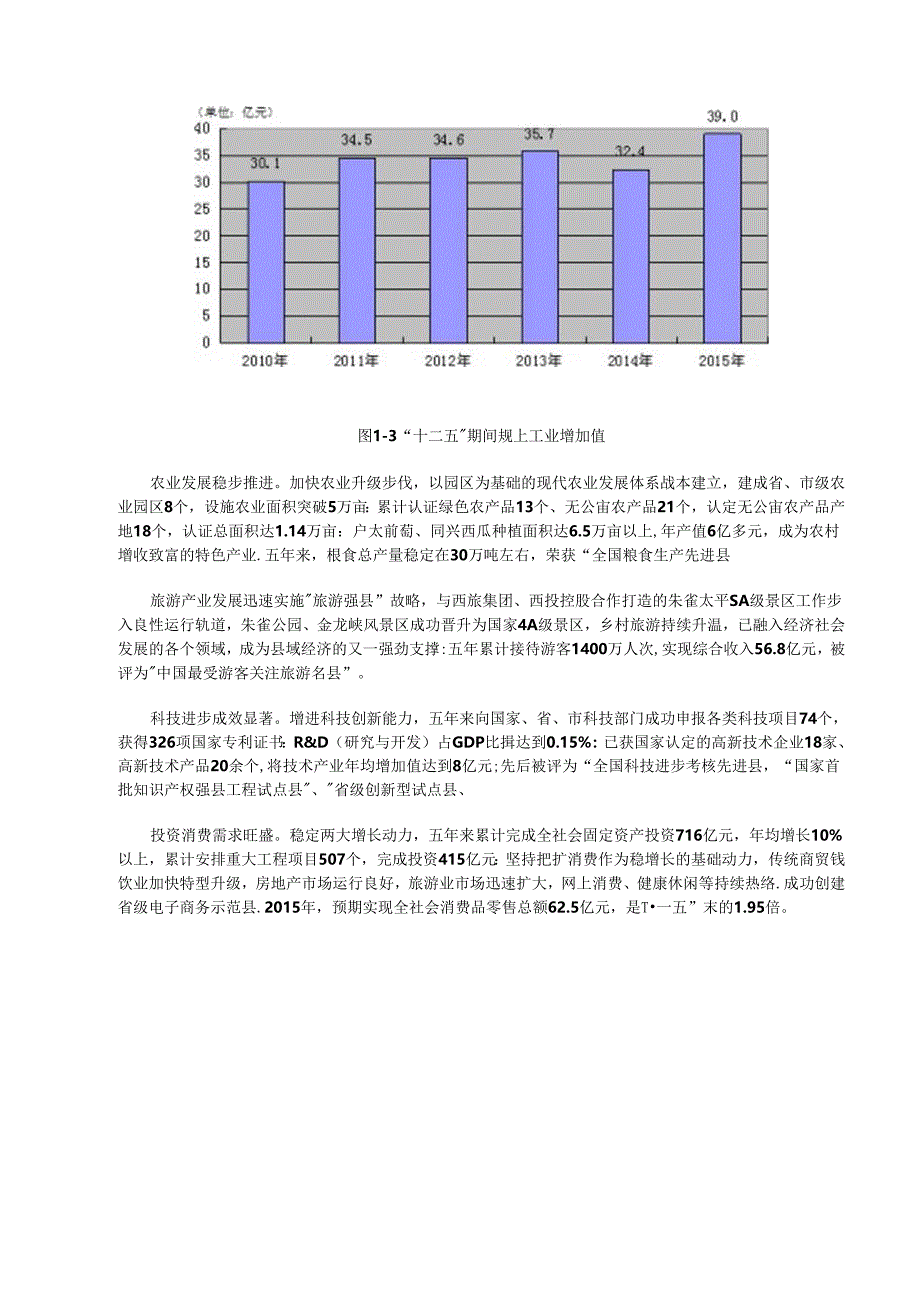 户县国民经济和社会发展第十三个五年规划纲要.docx_第3页