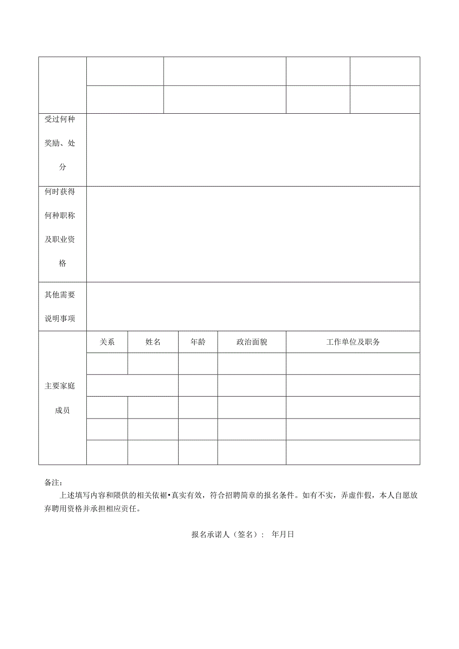 妇女儿童发展中心应聘人员登记表.docx_第2页