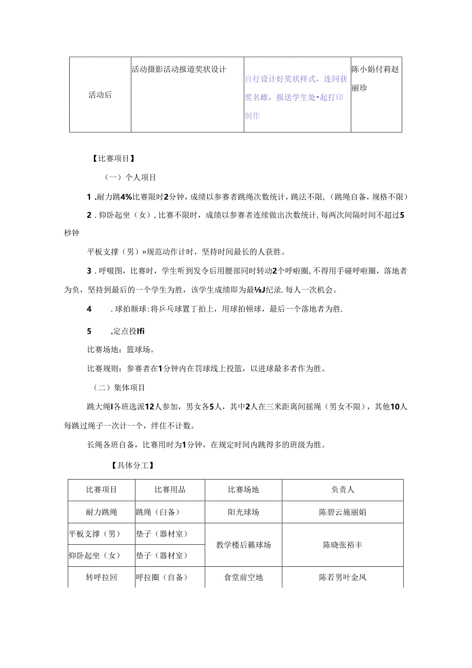 小学教学：2023学年四年级六一快乐周校园吉尼斯活动方案2023定稿.docx_第2页