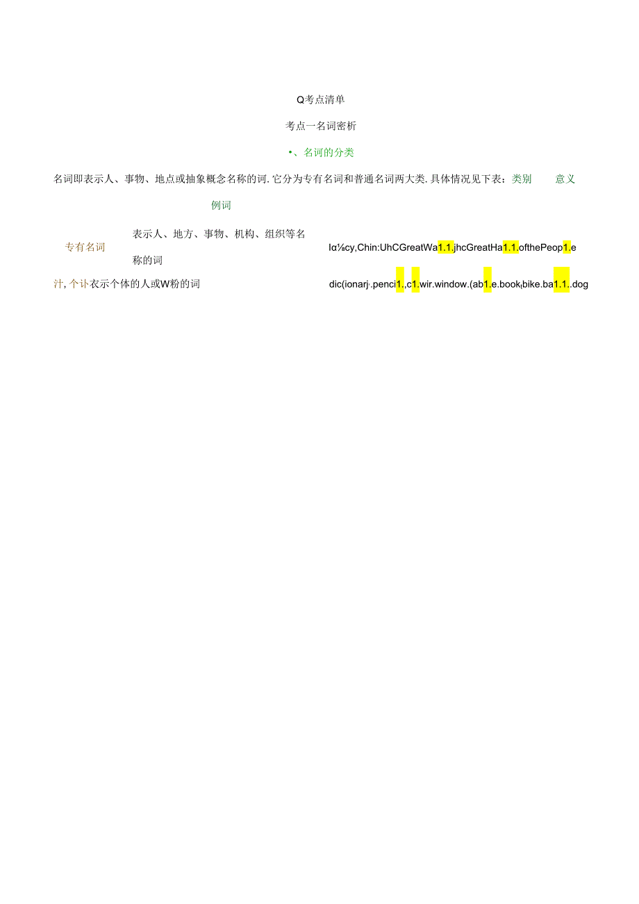 衔接点02 名词 （小初考点差异及衔接）.docx_第3页