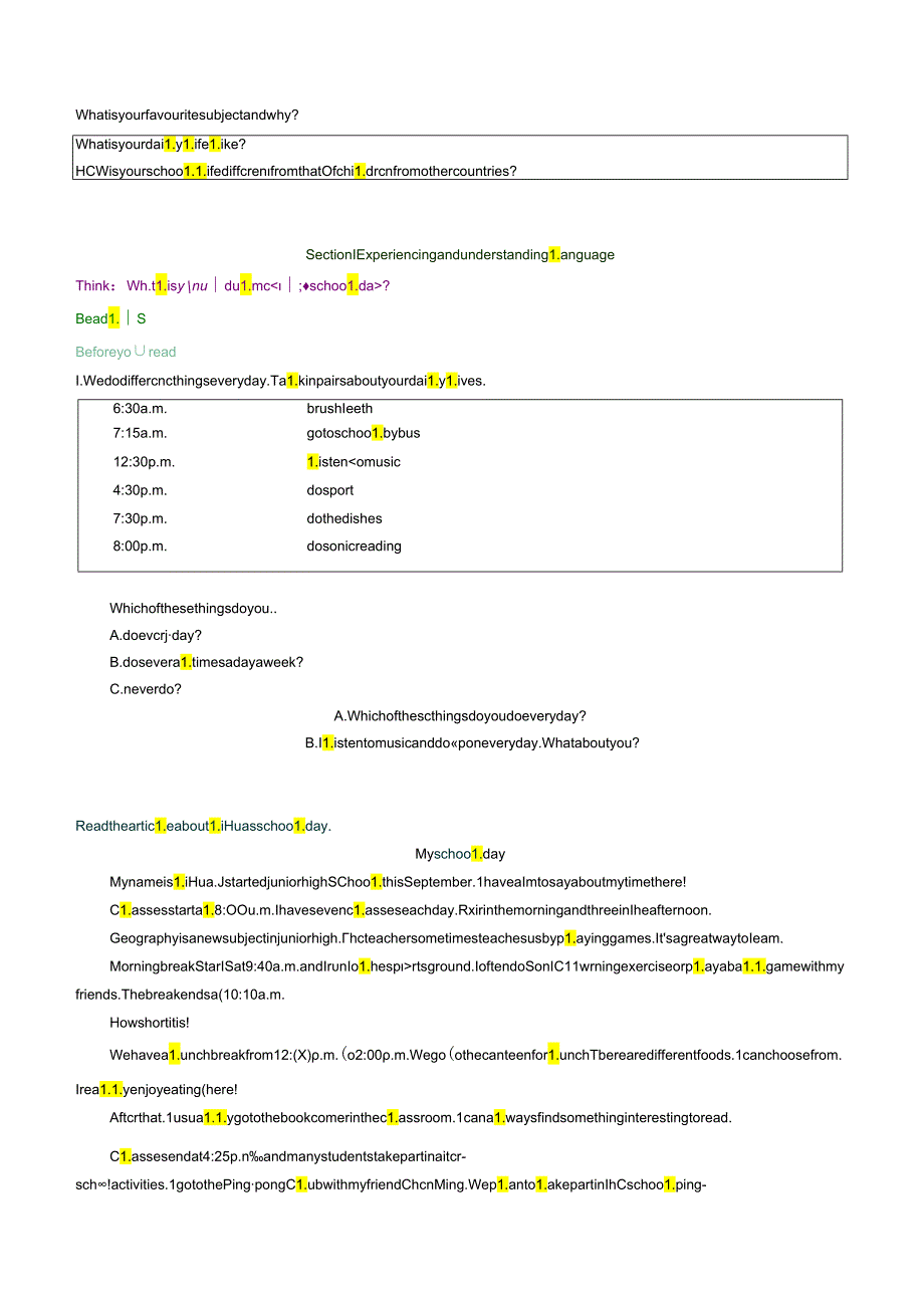 衔接点03 七年级上册Unit2 School life（Section1-2）双元音[e][a][][a][][][e][].docx_第2页