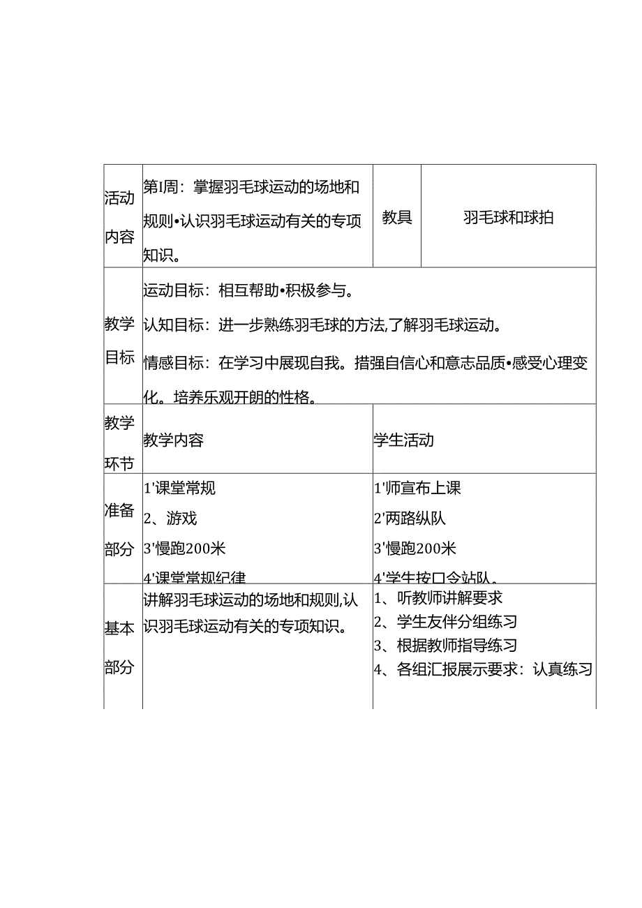 羽毛球社团活动方案及教案.docx_第3页